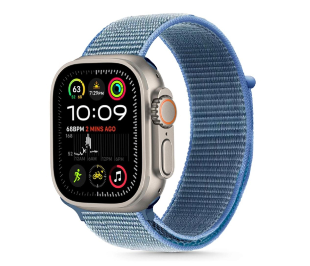 TECH-PROTECT Nylon do Apple Watch 44/45/46/49 mm Baby Blue 5906302370771 - 1296622 - zdjęcie
